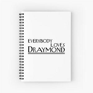 Everybody Loves Draymond Black Spiral Notebook