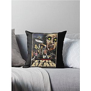 Evil Dead V6 Horror Movie Black T Shirt Throw Pillow