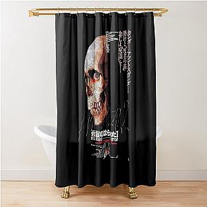 Japanese Evil Dead Worn Poster Shower Curtain