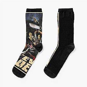 Evil Dead V6 Horror Movie Black T Shirt Socks