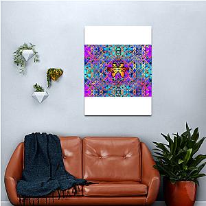 Excision Psychedelic Neon Kaleidoscope Fan Art Canvas Print Premium Merch Store