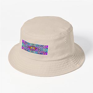 Excision Psychedelic Neon Kaleidoscope Fan Art Bucket Hat Premium Merch Store