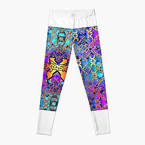 Excision Psychedelic Neon Kaleidoscope Fan Art Legging Premium Merch Store