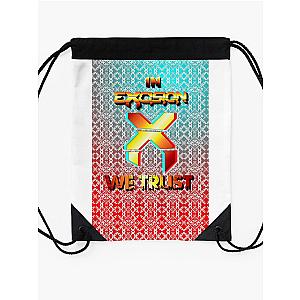 In Excision We Trust Fan Art Kaleidoscope Festival Flag Drawstring Bag Premium Merch Store