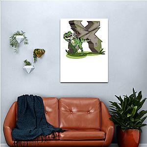 Excision Dino Canvas Print Premium Merch Store