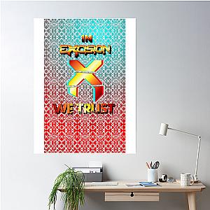 In Excision We Trust Fan Art Kaleidoscope Festival Flag Poster Premium Merch Store