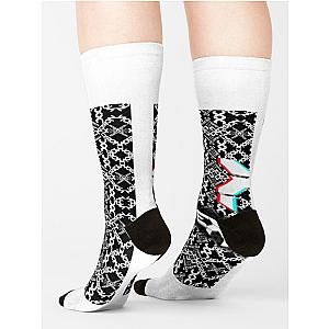 Excision Merch Pattern Design Sock Premium Merch Store