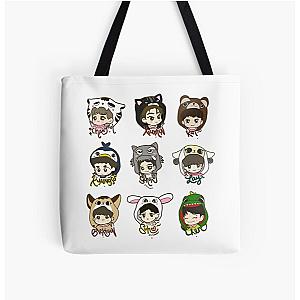 EXO Animal Onsies All Over Print Tote Bag