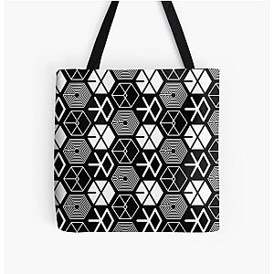 EXO Logo Pattern All Over Print Tote Bag