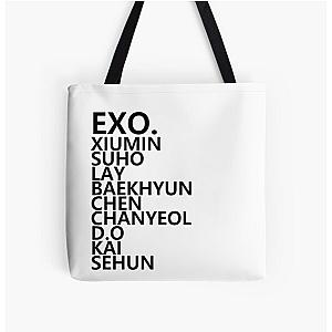 exo kpop All Over Print Tote Bag