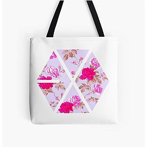 EXO - Floral All Over Print Tote Bag