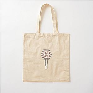 EXO LIGHTSTICK PINK Cotton Tote Bag