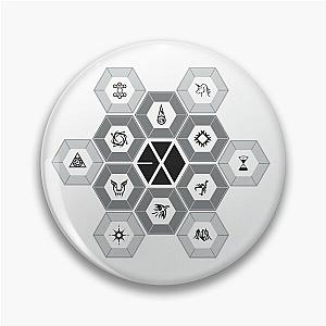 EXO - Hexagons (For Light Colours) Pin