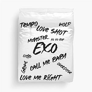 EXO call me baby, love shot, monster, ko ko bop Duvet Cover