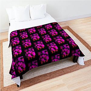 EXO Kpop Group Members Purple Korean Kpop RGB Color Design Comforter