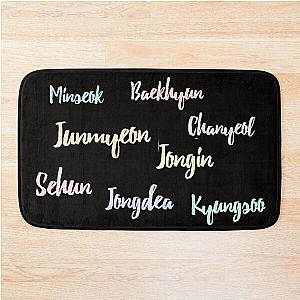 EXO real name tag Bath Mat