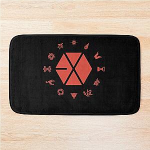 EXO Logo Kpop Group Members Bath Mat