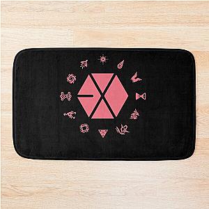 EXO Logo Kpop Group Members Bath Mat