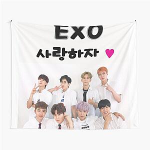 EXO Let's Love (사랑하자) Tapestry