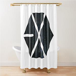 EXO Galaxy Logo Shower Curtain