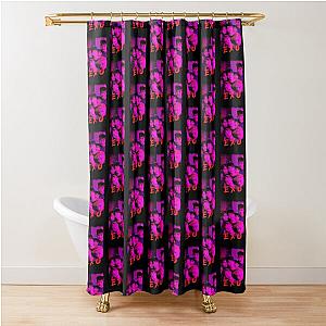 EXO Kpop Group Members Purple Korean Kpop RGB Color Design Shower Curtain