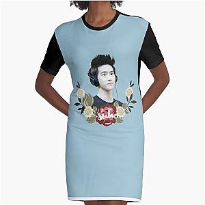 EXO Suho Graphic T-Shirt Dress