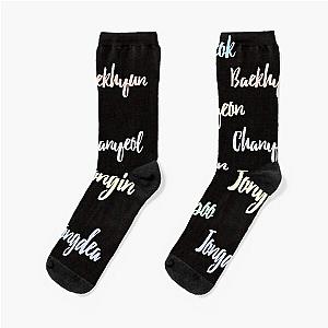 EXO real name tag Socks