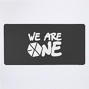 EXO - We Are One! (White Font) Desk Mat