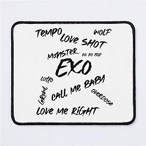 EXO call me baby, love shot, monster, ko ko bop Mouse Pad