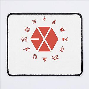 EXO Logo Kpop Group Members Mouse Pad