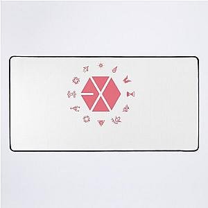 EXO Logo Kpop Group Members Desk Mat