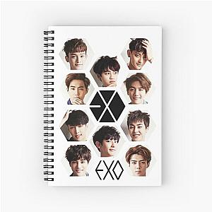 EXO - Group Hex Spiral Notebook