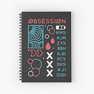 obsession - exo Spiral Notebook