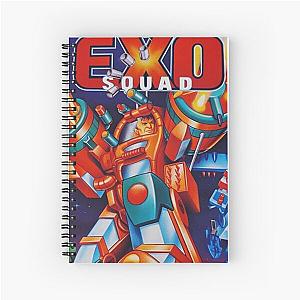 Exo Squad - Retro 90's Kids TV Cartoon Show Spiral Notebook