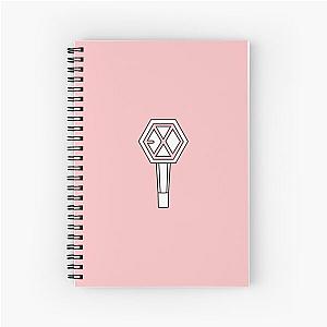 EXO LIGHTSTICK PINK Spiral Notebook