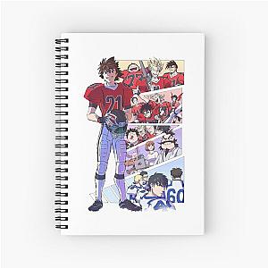 Eyeshield 21 Special Edition Artwork Design Logo Fanart Premium Spiral Notebook