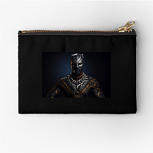 Vibranium Runs in Vision Eyes Of Wakanda Zipper Pouches