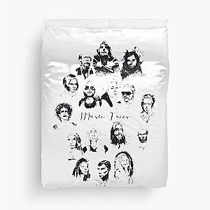 Music Faces T-Shirt Duvet Cover