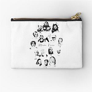 Music Faces T-Shirt Zipper Pouch