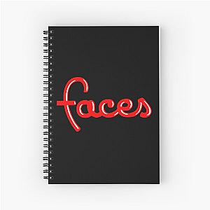 The Faces 1970s Rock Band   Spiral Notebook