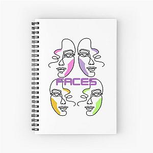 faces Spiral Notebook