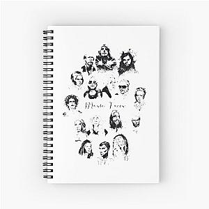 Music Faces T-Shirt Spiral Notebook