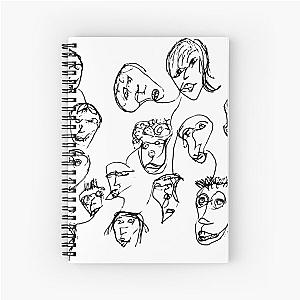 Multi Faces Spiral Notebook