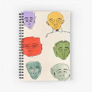 Faces Spiral Notebook