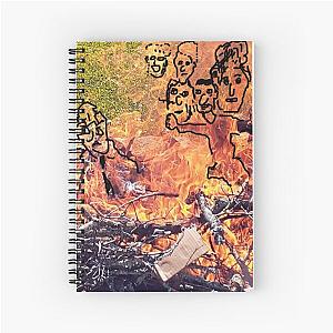 Fire faces Spiral Notebook