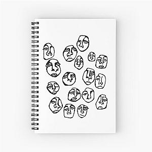 Faces Spiral Notebook