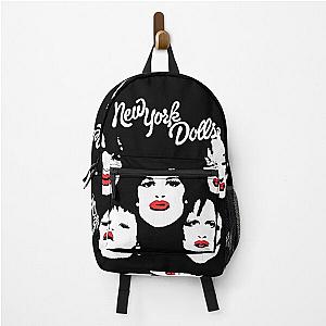 New York Dolls Classic Retro Faces Logo Backpack