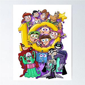 fairly oddparents 10th year birthday Poster