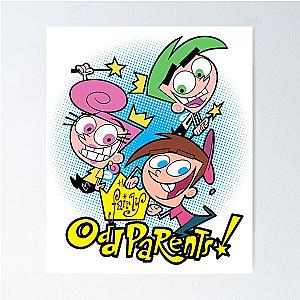 The Fairly OddParents Timmy Cosmo and Wanda Poster