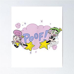 Nickelodeon The Fairly OddParents Cosmo And Wanda Poof Poster
